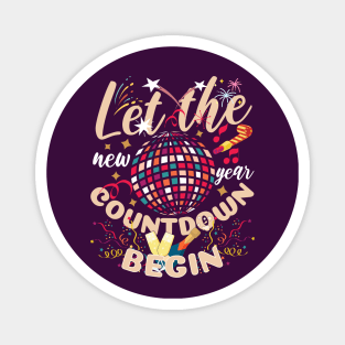 New Year Countdown Celebrations Begins Magnet